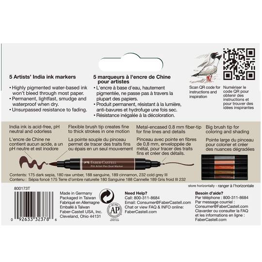 Faber-Castell® Pitt Artist Pen® Dual Markers